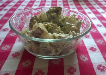 Sour Cream Dill Green Bean Potato Salad