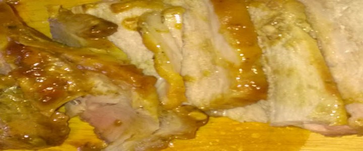 Golden BBQ Roast Pork